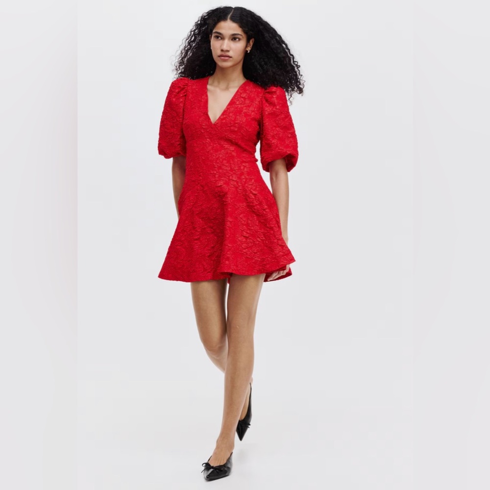 H&M Vibrant Red Mini Dress